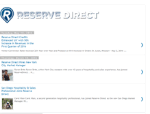 Tablet Screenshot of news.reservedirect.com